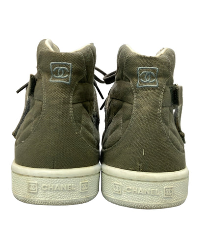 CHANEL マトラッセキャンバススニーカー G24838 レディース SIZE 37 1/2 (24.5cm) シャネル