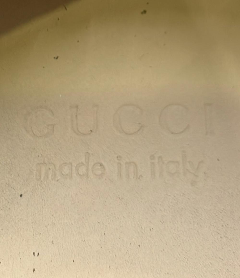 訳あり GUCCI ローカットスニーカー エース ビー 429446 メンズ SIZE 8 1/2 27.5 グッチ