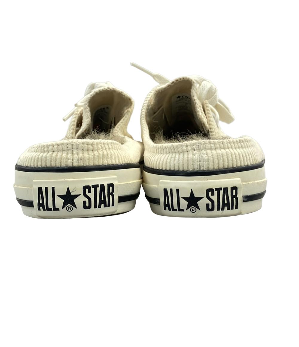 美品 CONVERSE ミュール スリップ コーデュロイ ALL STAR レディース SIZE 22.0 (XS) コンバース
