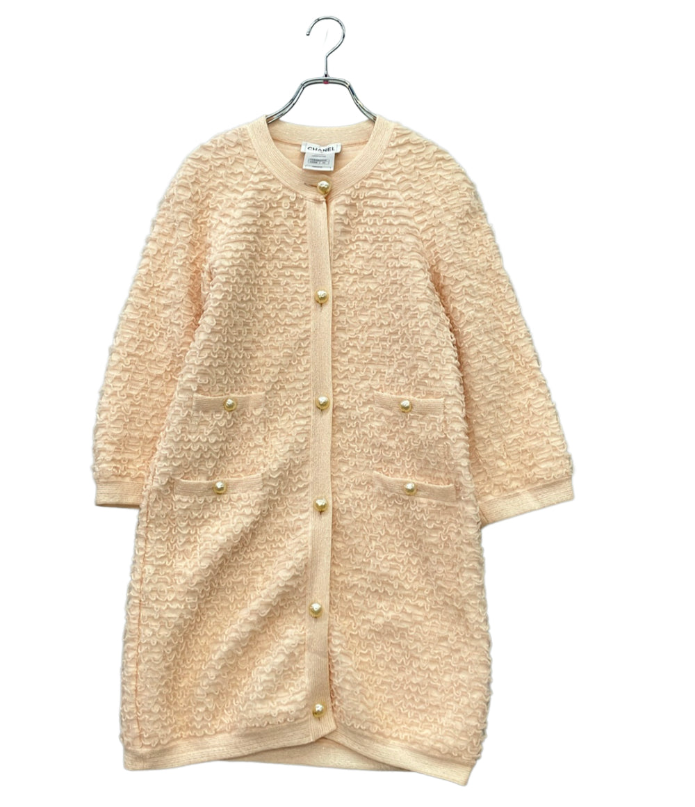 美品 CHANEL 長袖カーディガン P43830K04514 レディース SIZE 34 (S) シャネル