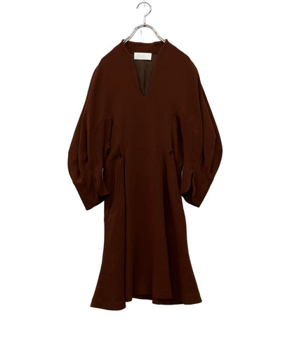 Mame Kurogouchi 半袖ワンピース ボリュームスリーブ Volume Sleeve Dress MM20FW-DR032 レディース SIZE 2 (M) マメクロゴウチ