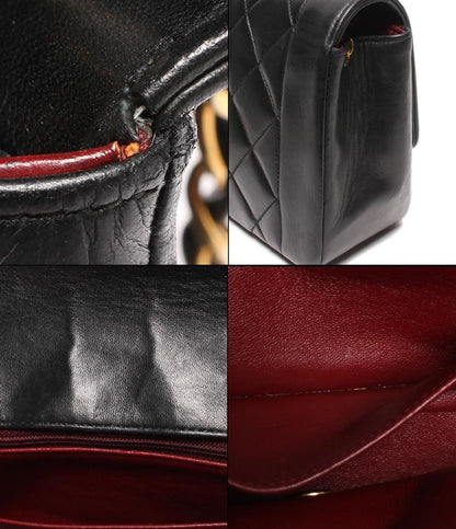 CHANEL チェーンショルダーバッグ ゴールド金具 ココマーク ラムスキン マトラッセ ダイアナフラップ ダイアナ 22 レディース シャネル