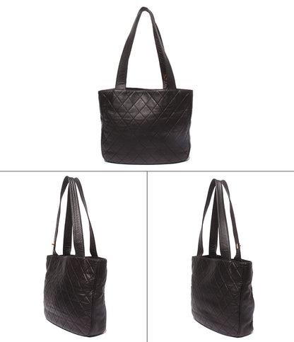 CHANEL トートバッグ ショルダーバッグ 肩掛け ゴールド金具 3番台 マトラッセ レディース シャネル