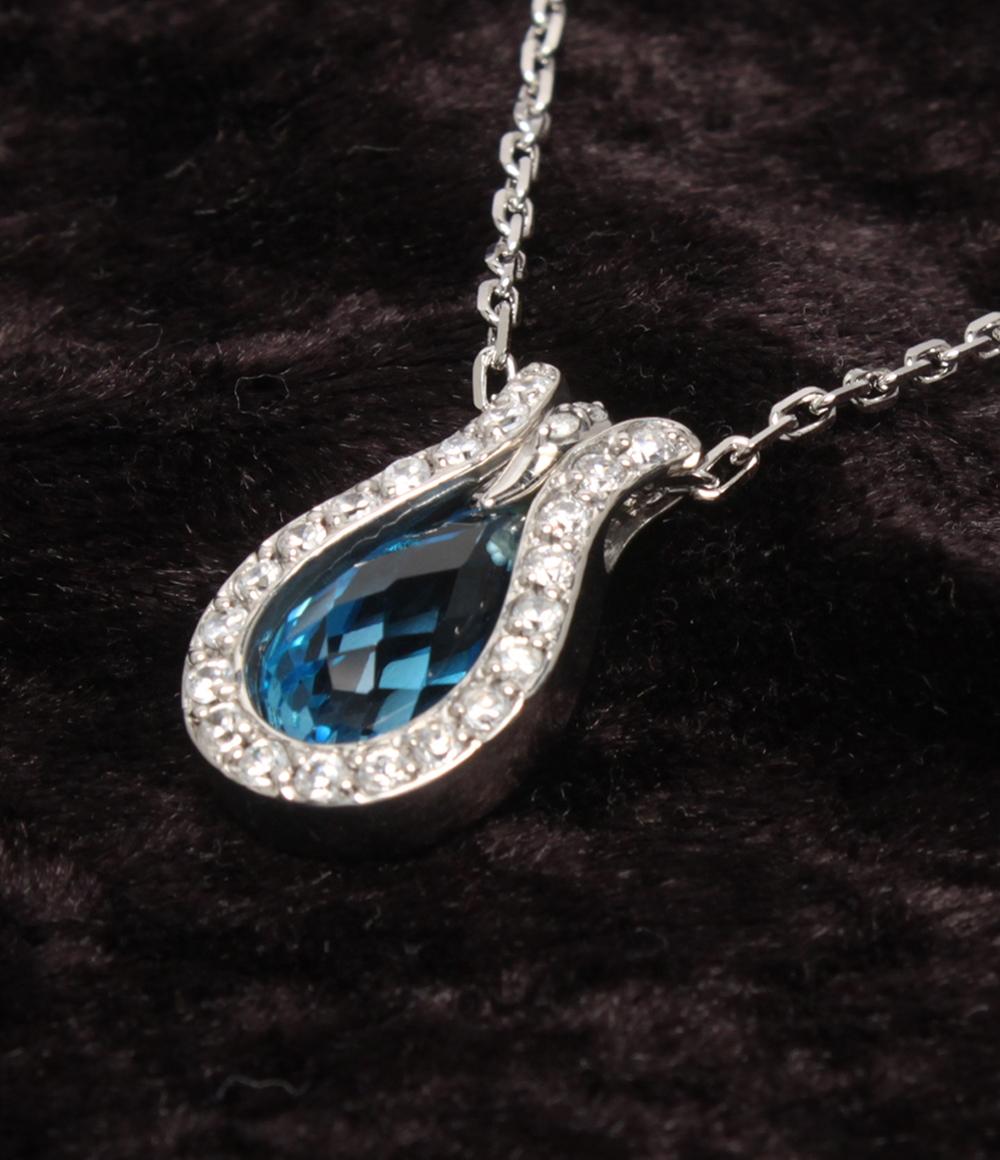 美品 IEI ネックレス SV925 ブルートパーズ レディース