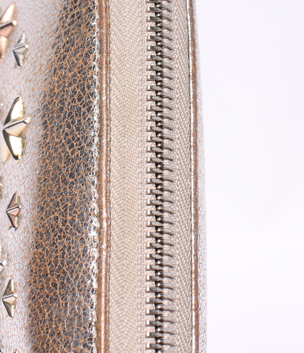 Jimmy Choo ラウンドファスナー長財布 スタースタッズ レディース ジミーチュウ