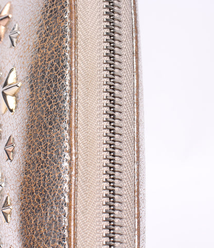Jimmy Choo ラウンドファスナー長財布 スタースタッズ レディース ジミーチュウ
