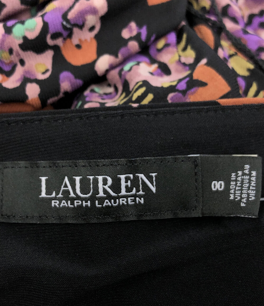 美品 フローラルサープリスジャージードレス      レディース SIZE 00 (XS以下) LAUREN RALPH LAUREN