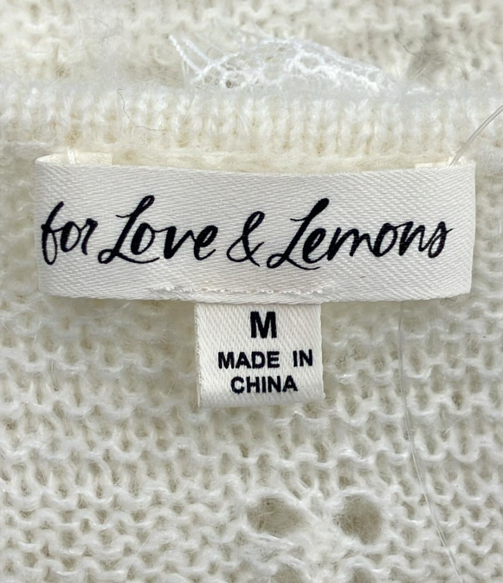 フォーラブアンドレモンズ 長袖ニットカーディガン レディース SIZE M (M) FOR LOVE&LEMONS