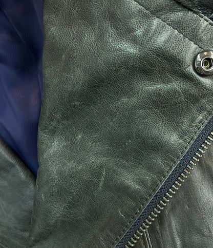 ランバンオンブルー シングルライダースジャケット メンズ SIZE 47 (M) LANVIN en Bleu