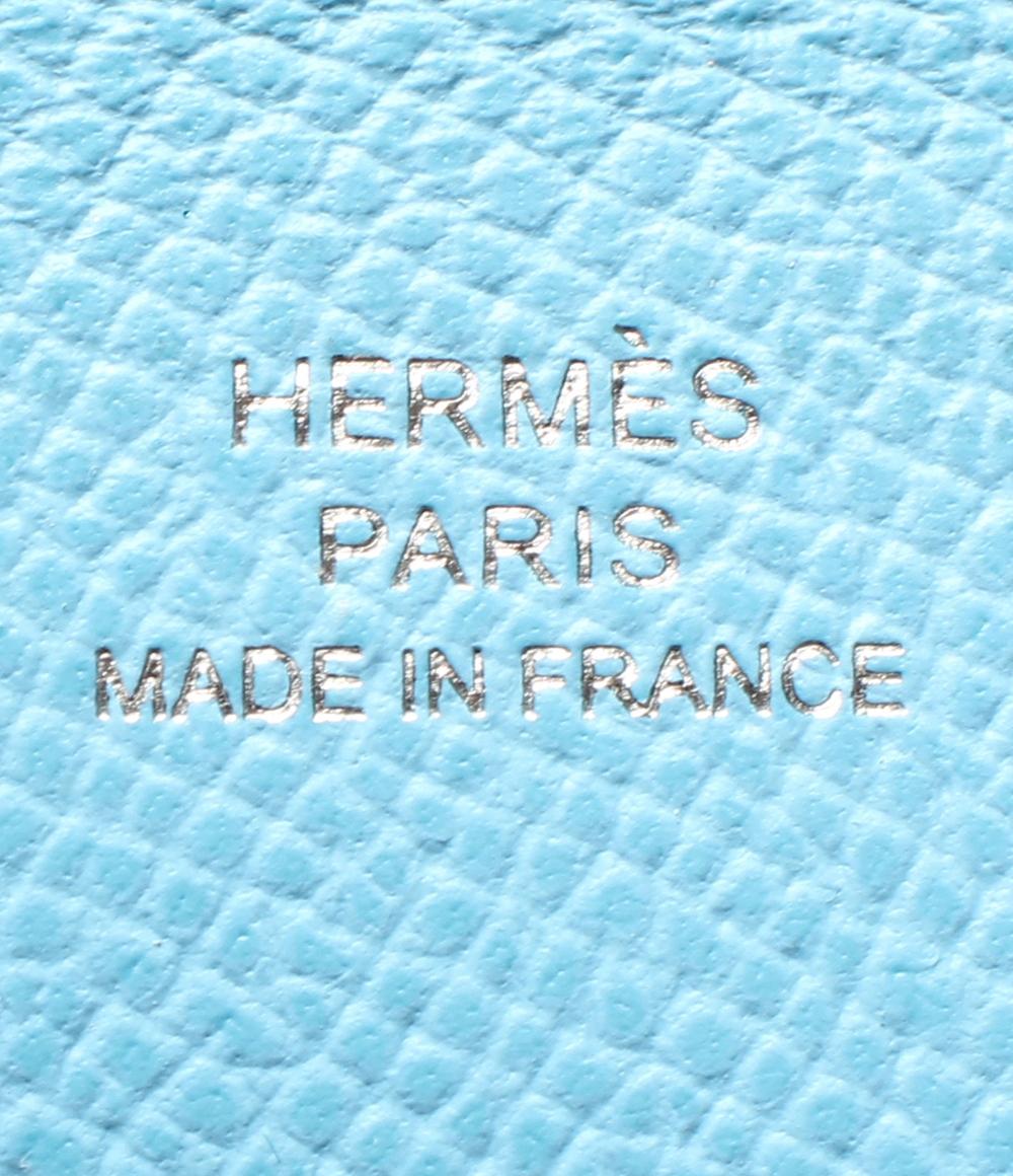 美品 エルメス カードケース U刻印 シルバー金具 カルヴィ ユニセックス HERMES