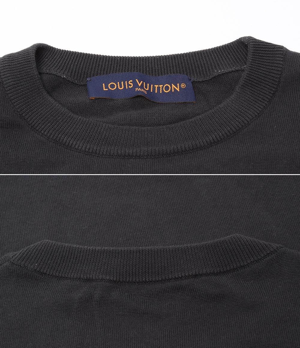 ルイ・ヴィトン 半袖ニット クルーネック RM232 AUR HPN83W メンズ SIZE L LOUIS VUITTON