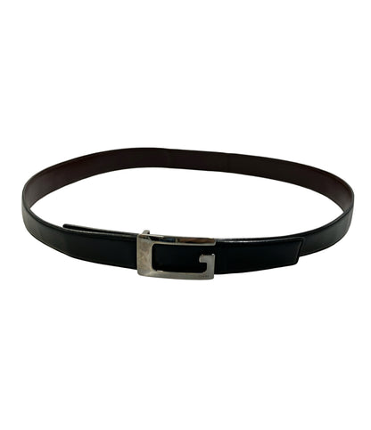 GUCCI ベルト スクエアG バックル レザー 124691 1476 100 40 メンズ グッチ