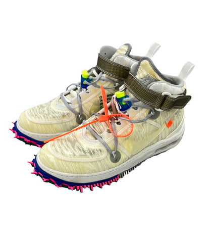 NIKE ミドルカットスニーカー × Off-White AIR FORCE 1 MID SP DO6290-100 メンズ SIZE 28.0 ナイキ