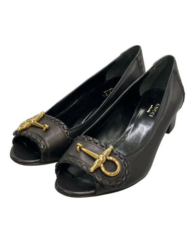 GUCCI オープントゥパンプス ホースビット 264964 レディース SIZE 37 (23.5cm) グッチ