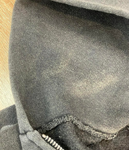 訳あり HARLEY DAVIDSON パーカー 長袖 スウェット フルジップ  ロゴ  バックプリント 00SS USA製 メンズ SIZE 3XL ハーレーダビッドソン