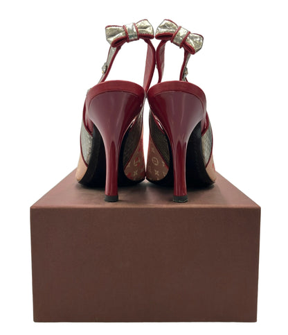 LOUIS VUITTON スリングバックサンダル コラボ 村上隆 BR0053 レディース SIZE 36 (23.5cm) ルイ・ヴィトン