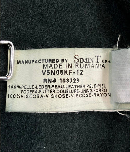 ARMANI JEANS レザージャケット レディース SIZE 42 (M) アルマーニジーンズ