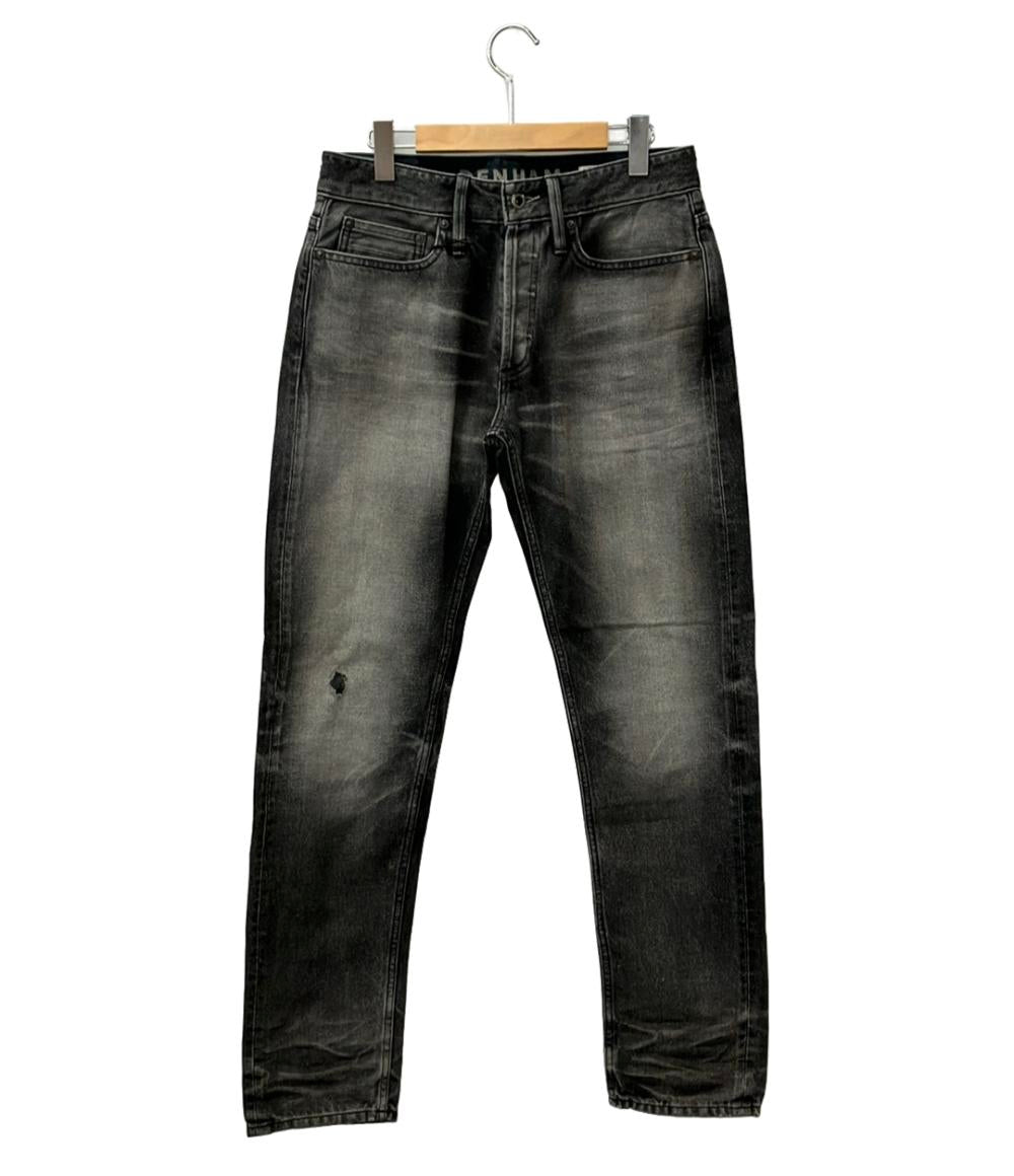美品 デンハム デニムパンツ ジーンズ ダメージ加工 FORGE MIJ GRY 01231111003 メンズ SIZE 29 (S) DENHAM