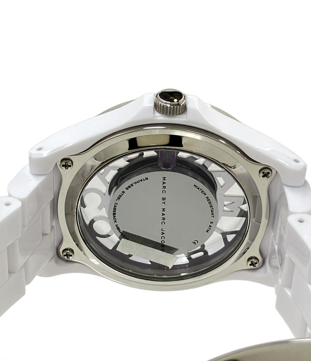 MARC BY MARC JACOBS 腕時計 クオーツ ホワイト MBM4571 メンズ マークバイマークジェイコブス