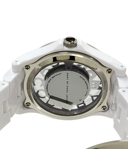 MARC BY MARC JACOBS 腕時計 クオーツ ホワイト MBM4571 メンズ マークバイマークジェイコブス