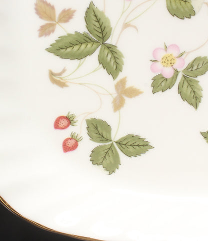 美品 WEDGWOOD スパイラルトレイ 皿 21cm ワイルドストロベリー ウエッジウッド