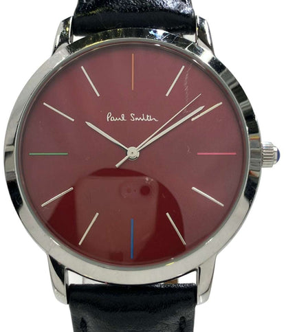 Paul Smith 腕時計 クオーツ レッド 1005 メンズ ポール・スミス