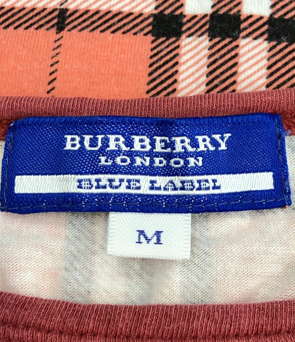 バーバリーブルーレーベル チェック柄半袖Tシャツ レディース SIZE M (M) BURBERRY BLUE LABEL