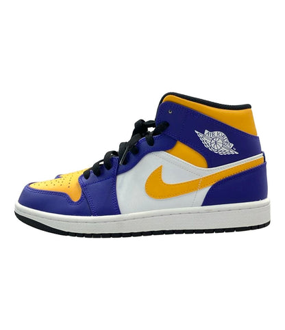 美品 ナイキ ミドルカットスニーカー AIR JORDAN 1 MID DQ8426-517 メンズ SIZE 26.5 (M) NIKE