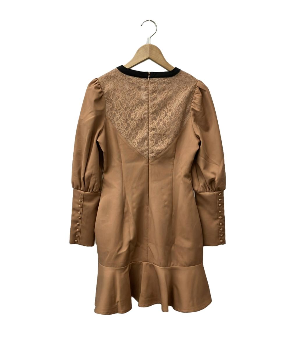 アンドマリー レース切替フレアワンピース AMMO57 レディース SIZE F (M) andMARY