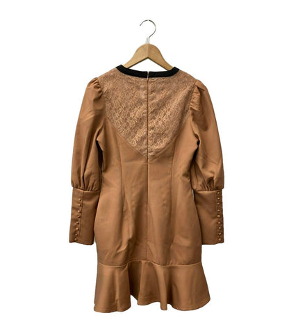 アンドマリー レース切替フレアワンピース AMMO57 レディース SIZE F (M) andMARY