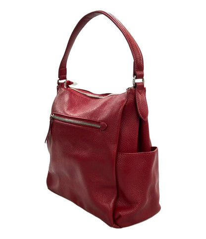 美品 BARCOS ハンドバッグ ショルダーバッグ 2WAY 斜め掛け レザー レディース バルコス