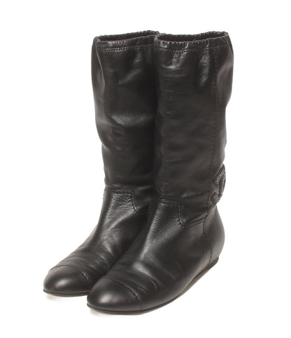 CHANEL ブーツ レディース SIZE 38 (25.5cm) シャネル