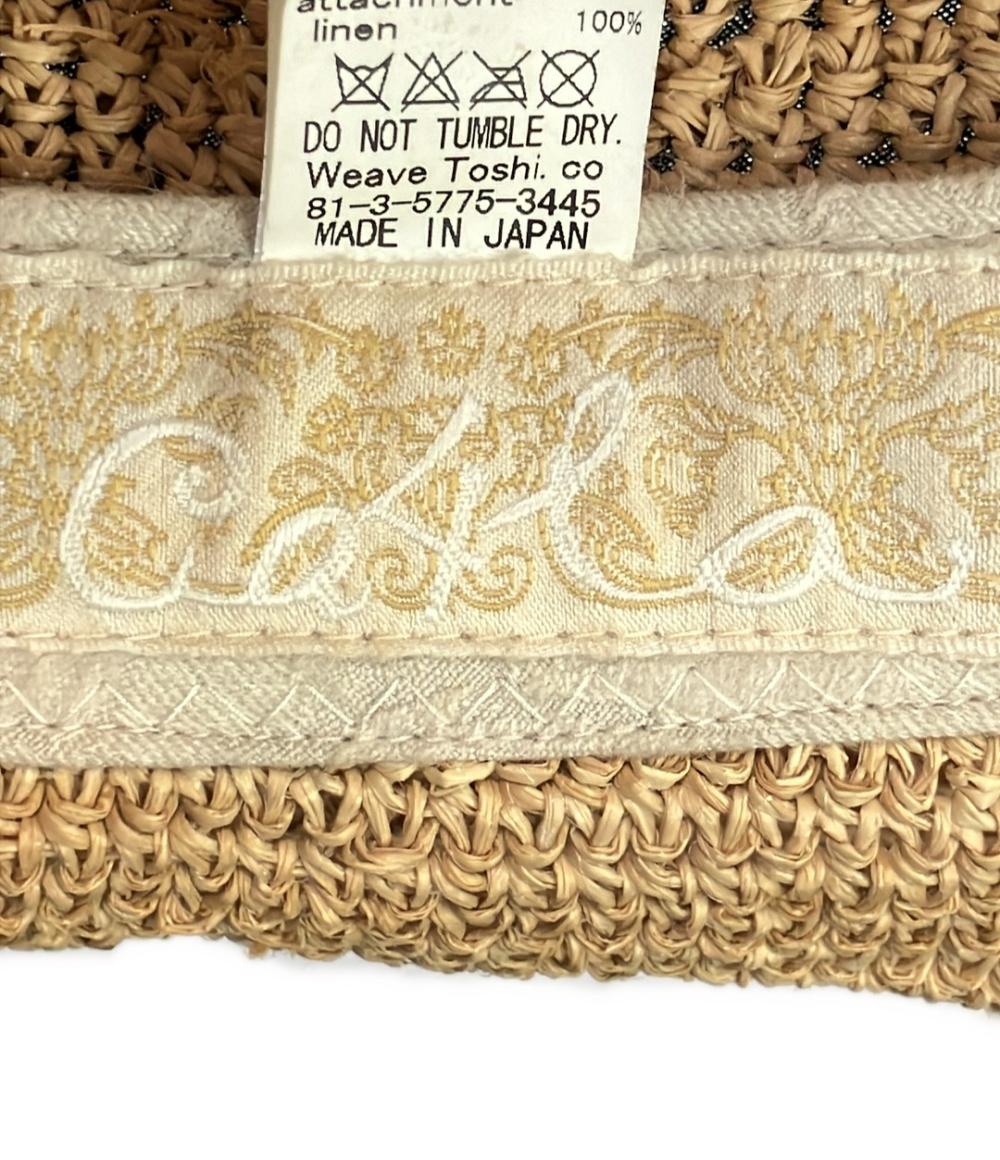 カシラ ストローハット 麦わら帽子 レディース CA4LA