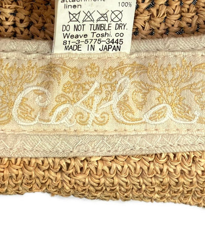 カシラ ストローハット 麦わら帽子 レディース CA4LA