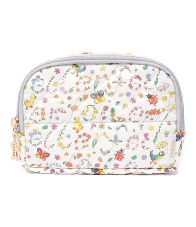 美品 フェイラー メイクポーチ リバティコラボ ハイジ フェイラー ガーデン レディース FEILER