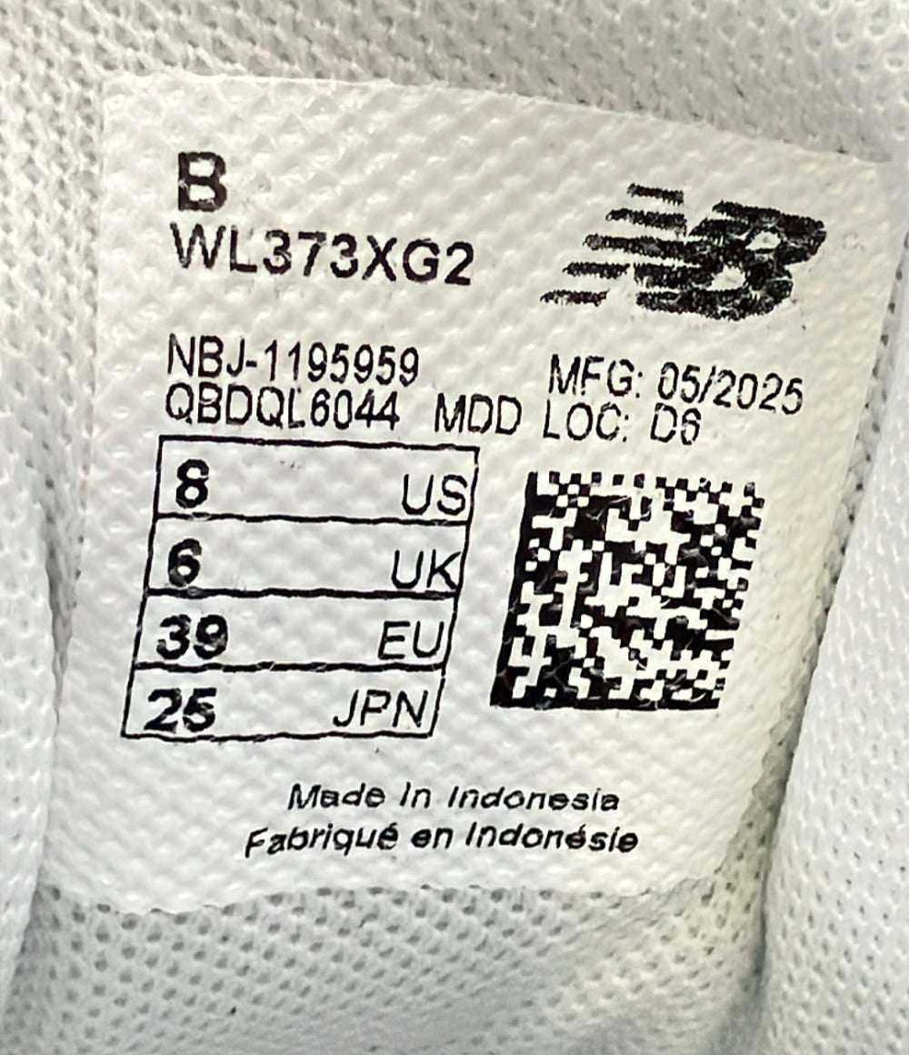美品 NEW BALANCE ローカットスニーカー WL373XG2 レディース SIZE 25.0 ニューバランス