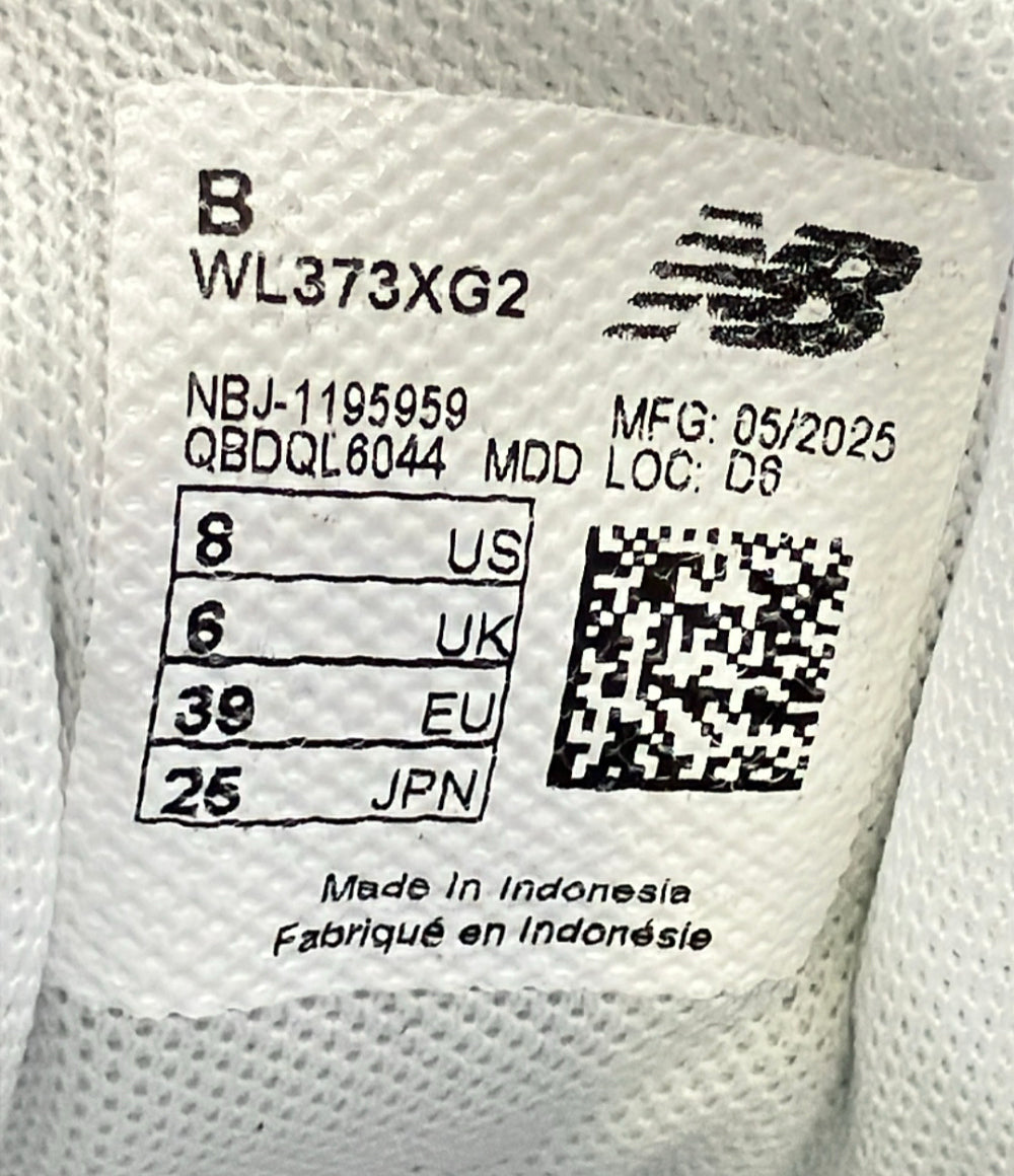 美品 NEW BALANCE ローカットスニーカー WL373XG2 レディース SIZE 25.0 ニューバランス