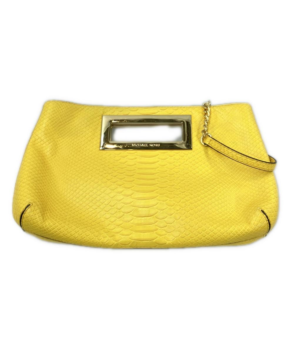 マイケルコース 2way パイソン型押しレザーハンドバッグ ミニショルダーバッグ 肩掛け レディース MICHAEL KORS