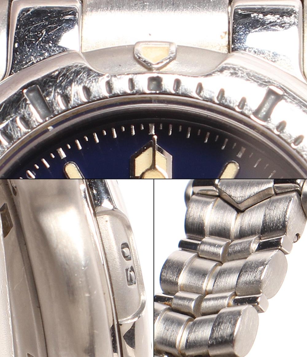 タグホイヤー 腕時計 デイト ネイビー文字盤 6000シリーズ 自動巻き  