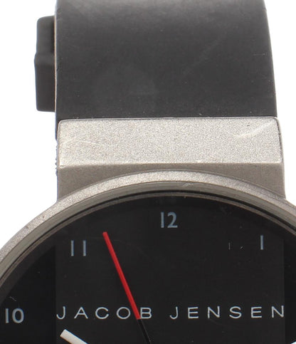 JACOB JENSEN 腕時計 クオーツ ブラック ユニセックス ヤコブイェンセン