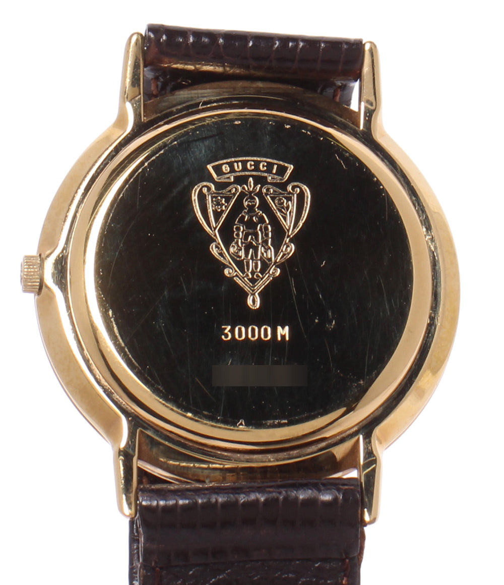 GUCCI 腕時計 クオーツ ゴールド 3000M メンズ グッチ