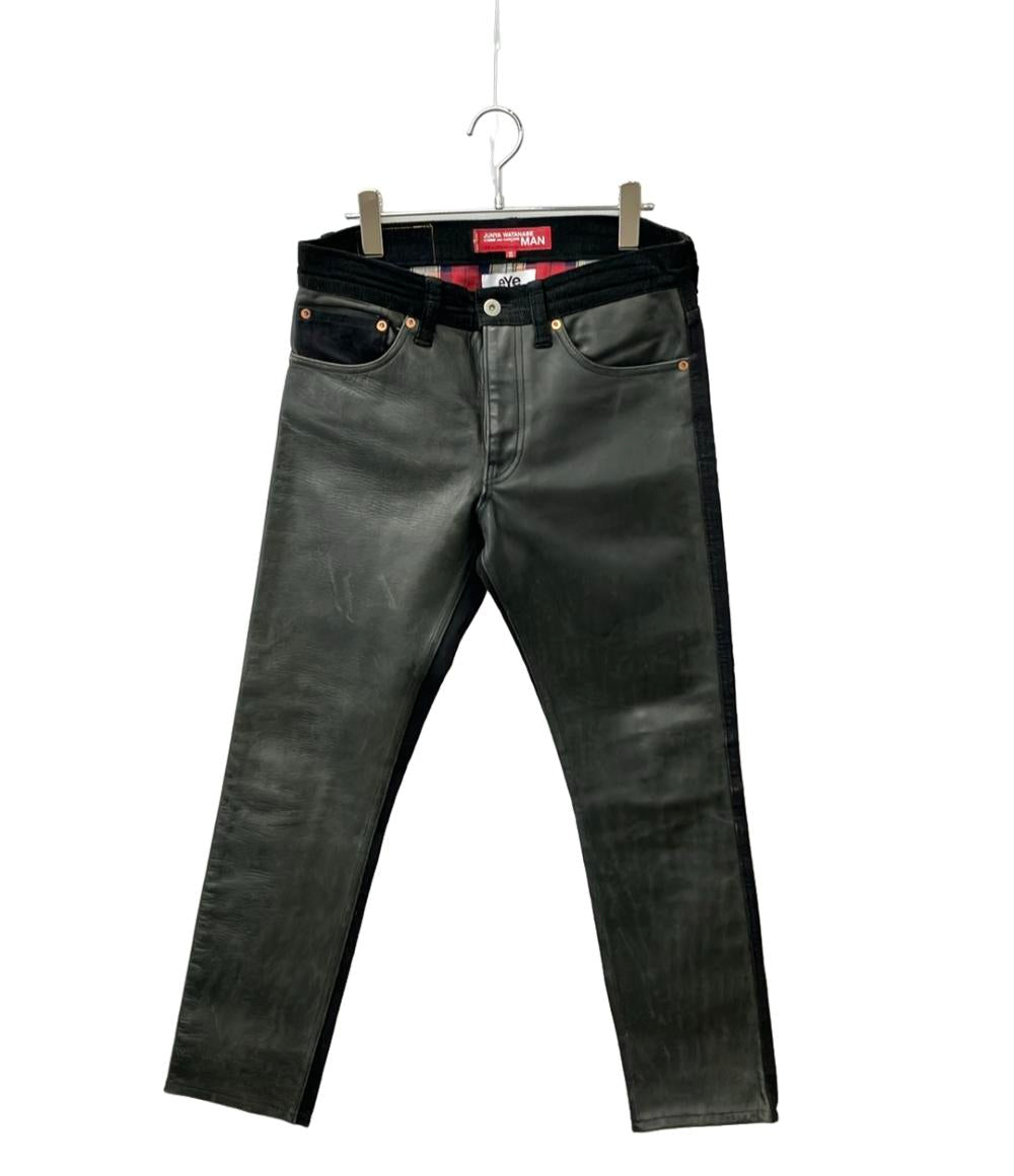 COMME des GARCONS JUNYA WATANABE MAN Levi's レザー切替パンツ メンズ SIZE XS コムデギャルソンジュンヤワタナベマン リーバイス