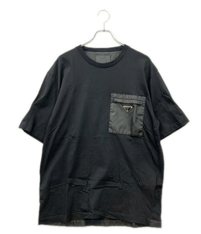 PRADA 半袖 Re-Nylon x ジャージー Tシャツ UJN661 メンズ SIZE XXL プラダ