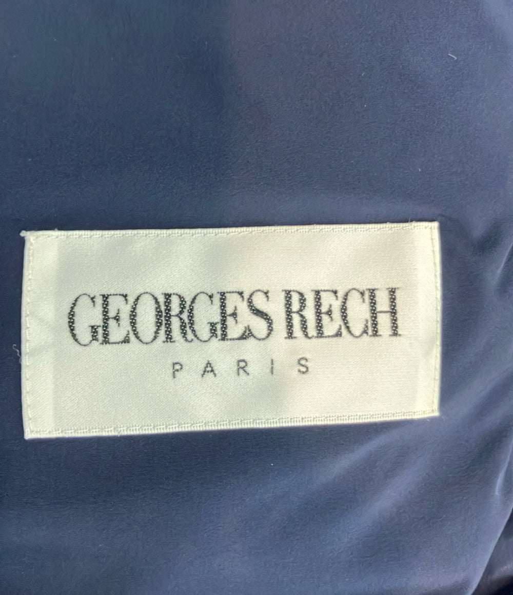GEORGES RECH ダウンコート ダブルジップ フード付き 2WAYストレッチロングダウン PZUAJ81990 レディース SIZE 38 (M) ジョルジュ レッシュ