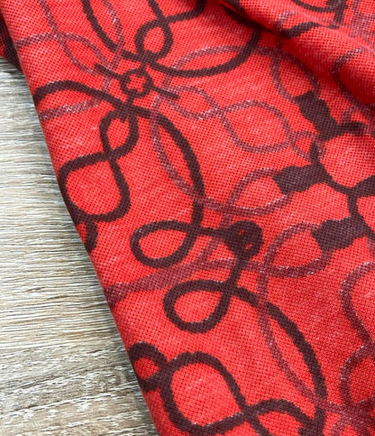 HERMES 半袖Tワンピース CORDELIERES TSHIRT RED レディース SIZE 40 (M) エルメス