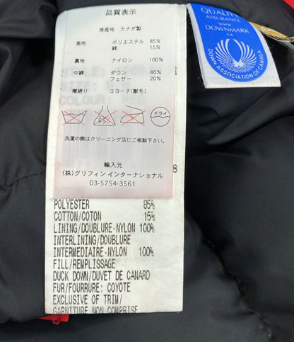 CANADA GOOSE ダウンジャケット 襟コヨーテ メンズ SIZE M カナダグース