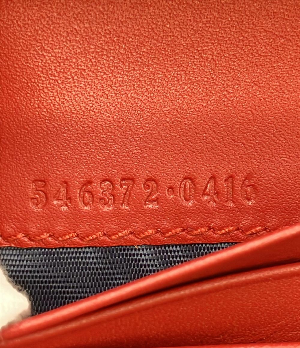 美品 GUCCI 二つ折り財布 GGブルームス 546372 0416 レディース グッチ