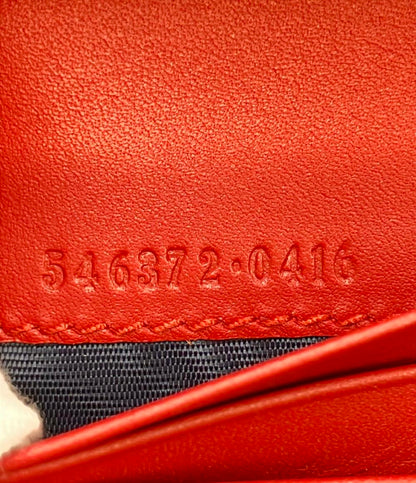 美品 GUCCI 二つ折り財布 GGブルームス 546372 0416 レディース グッチ