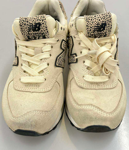 NEW BALANCE ローカットスニーカー ヒョウ柄 WL574AND レディース SIZE 22.0 (XS) ニューバランス