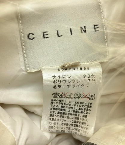 セリーヌ 2way ラクーンファーナイロンジャケット ナイロンベスト レディース SIZE 38 (S) CELINE